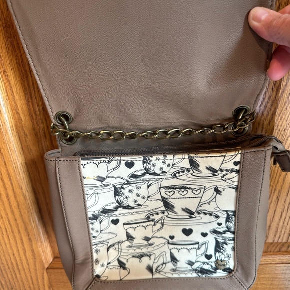 Yumi Purse Chain Strap Tea Cup Coffee Mug Bag Shoulder Crossbody - Picture 9 of 15